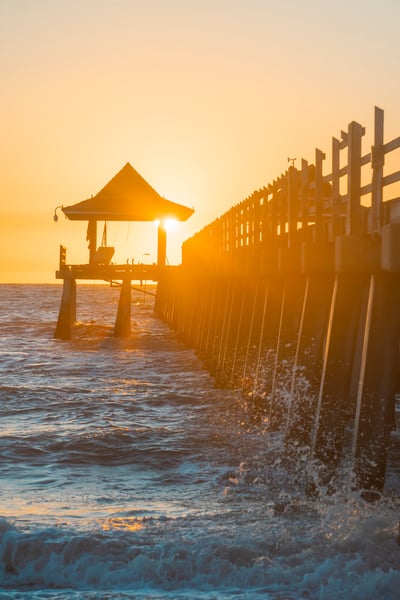 Sunset at the beach